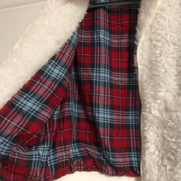 PJ Salvage Snowed in Sherpa Zip Up - Picture 3 of 4